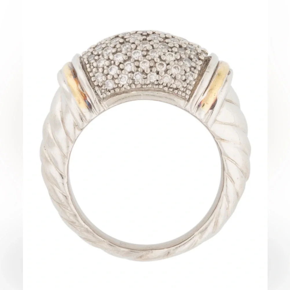 David Yurman Metro Diamond Ring 6.25 - Picture 2 of 6